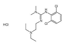 2-[[(2,6-dichloroanilino)-(dimethylamino)methylidene]amino]ethyl-diethylazanium,chloride结构式