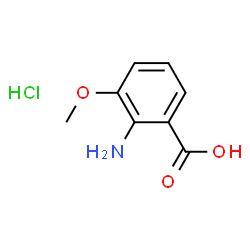 Benzoic acid, 2-amino-3-Methoxy-, hydrochloride Structure