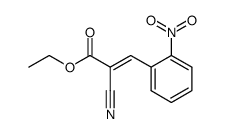 2-cyano-3-(2-nitrophenyl)acrylic acid ethyl ester Structure