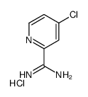 4-Chloropicolinimidamide hydrochloride Structure