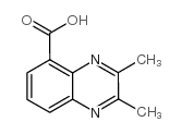 2,3-DIMETHYL-QUINOXALINE-5-CARBOXYLIC ACID structure