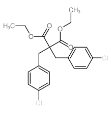 Propanedioic acid,bis[(4-chlorophenyl)methyl]-, diethyl ester (9CI)结构式