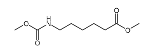 6-methoxycarbonylaminohexanoic acid methyl ester结构式