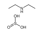 diethylamine hydrogen sulfite Structure