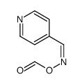 [(E)-pyridin-4-ylmethylideneamino] formate Structure