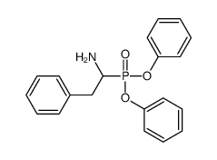1-diphenoxyphosphoryl-2-phenylethanamine Structure