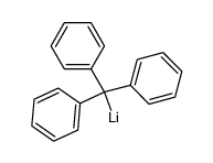 triphenylmethyllithium Structure