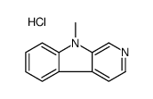 9-甲基-9H-吡啶并[3,4-b]吲哚盐酸盐结构式