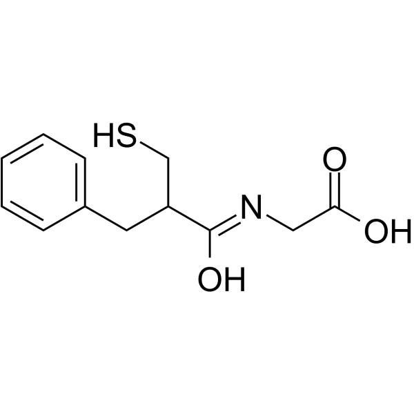 3-巯基-2苄基丙基甘氨酸结构式