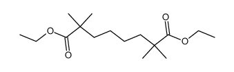 diethyl 2,2,7,7-tetramethyloctane-1,8-dicarboxylate结构式