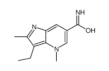 4H-Pyrrolo[3,2-b]pyridine-6-carboxamide,3-ethyl-2,4-dimethyl-(9CI) picture