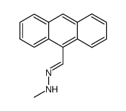 9-anthraldehyde methylhydrazone Structure
