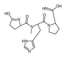 (2S)-N-[(2S)-1-[(2S)-2-carbamoylpyrrolidin-1-yl]-3-(1H-imidazol-5-yl)-1-oxopropan-2-yl]-N-methyl-5-oxopyrrolidine-2-carboxamide Structure