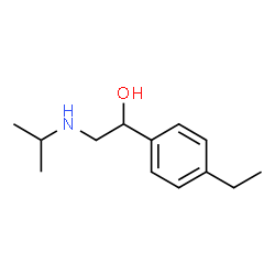 Benzyl alcohol, p-ethyl-alpha-[(isopropylamino)methyl]- (8CI)结构式