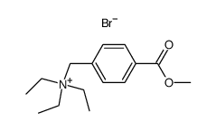p-methoxycarbonylbenzyltriethylammonium bromide结构式