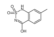 7-甲基-1H-2,1,3-苯并噻二嗪-4(3h)-酮-2,2-二氧化物(9ci)结构式