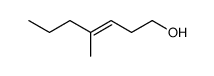 4-methyl-hept-3-en-1-ol Structure