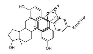4-amino-N-fluorescein isothiocyanate-17-estradiol结构式