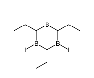 2,4,6-triethyl-1,3,5-triiodo-1,3,5-triborinane Structure