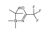 N-[tert-butyl(dimethyl)silyl]-2,2,2-trifluoroacetamide结构式