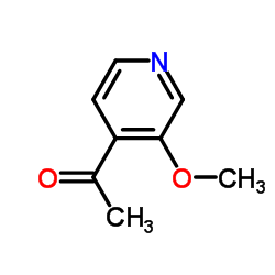 1-(3-甲氧基吡啶-4-基)乙酮结构式