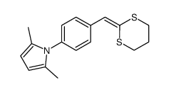 2-[4-(2,5-dimethylpyrrol-1-yl)benzilidene]-1,3-dithian Structure