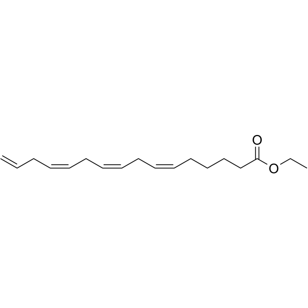 6,9,12,15-Hexadecatetraenoic acid-ethyl ester Structure