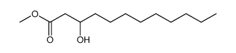 3-羟基十二烷酸甲酯结构式