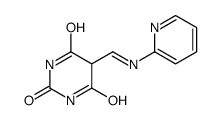 5-(pyridin-2-yliminomethyl)-1,3-diazinane-2,4,6-trione结构式