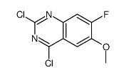 2,4-二氯-7-氟-6-甲氧基-喹唑啉结构式