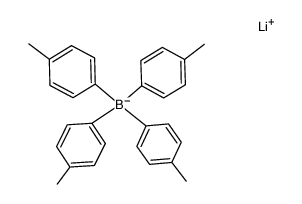 Li tetrakis(p-tolyl)borate结构式