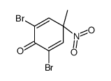 2,6-dibromo-4-methyl-4-nitrocyclohexa-2,5-dien-1-one结构式