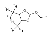 2-ethoxy-4,5-bis(methyl-d3)-1,3-dioxolane Structure