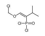 1-(chloromethoxy)-2-dichlorophosphoryl-3-methylbut-1-ene结构式