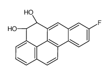 (4R,5R)-8-fluoro-4,5-dihydrobenzo[a]pyrene-4,5-diol结构式