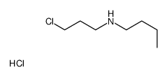 N-(3-chloropropyl)butan-1-amine,hydrochloride Structure