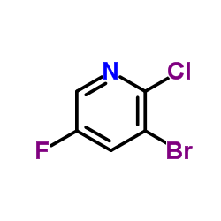 3-Bromo-2-chloro-5-fluoropyridine Structure