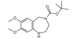 4-Boc-7,8-Dimethoxy-2,3,4,5-tetrahydro-1H-benzo[e][1,4]diazepine Structure