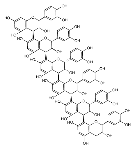[epicatechin-(4β→8)]5-epicatechin Structure