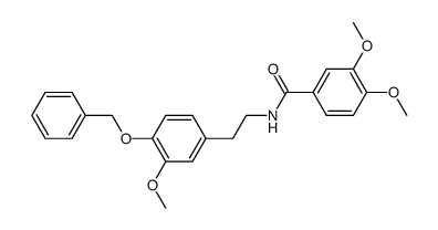 N-[2-(4-Benzyloxy-3-methoxy-phenyl)-ethyl]-3,4-dimethoxy-benzamide Structure