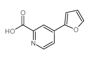 4-(Furan-2-yl)pyridine-2-carboxylic acid Structure