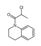 2-氯-1-(3,4-二氢-2H-喹啉-1-基)-1-丙酮结构式