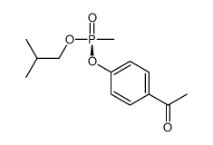 (RP)-isobutyl 4-acetylphenyl methylphosphonate Structure
