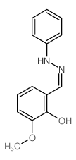 2-methoxy-6-[(2-phenylhydrazinyl)methylidene]cyclohexa-2,4-dien-1-one picture