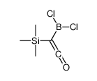 2-dichloroboranyl-2-trimethylsilylethenone Structure