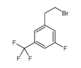 1-(2-bromoethyl)-3-fluoro-5-(trifluoromethyl)benzene结构式