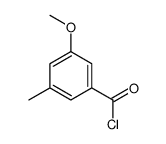 Benzoyl chloride, 3-methoxy-5-methyl- (9CI) structure