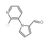 1-(2-氯-吡啶-3-基)-1H-吡咯-2-甲醛结构式