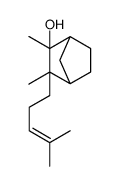 2,3-dimethyl-2-(4-methylpent-3-enyl)bicyclo[2.2.1]heptan-3-ol结构式