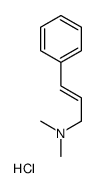 (Z)-N,N-dimethyl-3-phenylprop-2-en-1-amine,hydrochloride Structure